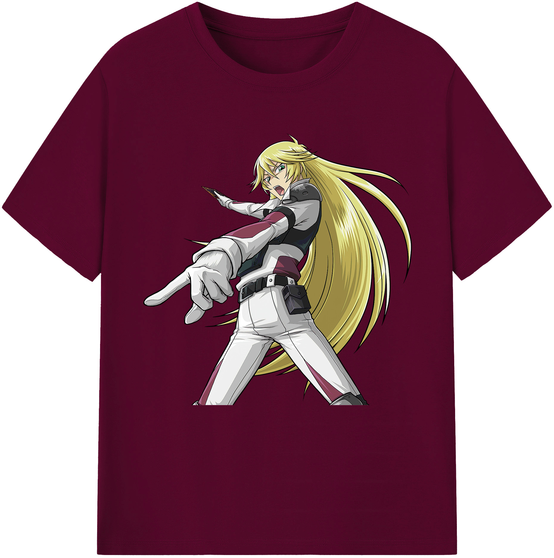 （画像用） 遊☆戯☆王 Yu-Gi-Oh! レディースカジュアルプリントTシャツ（綿100％）